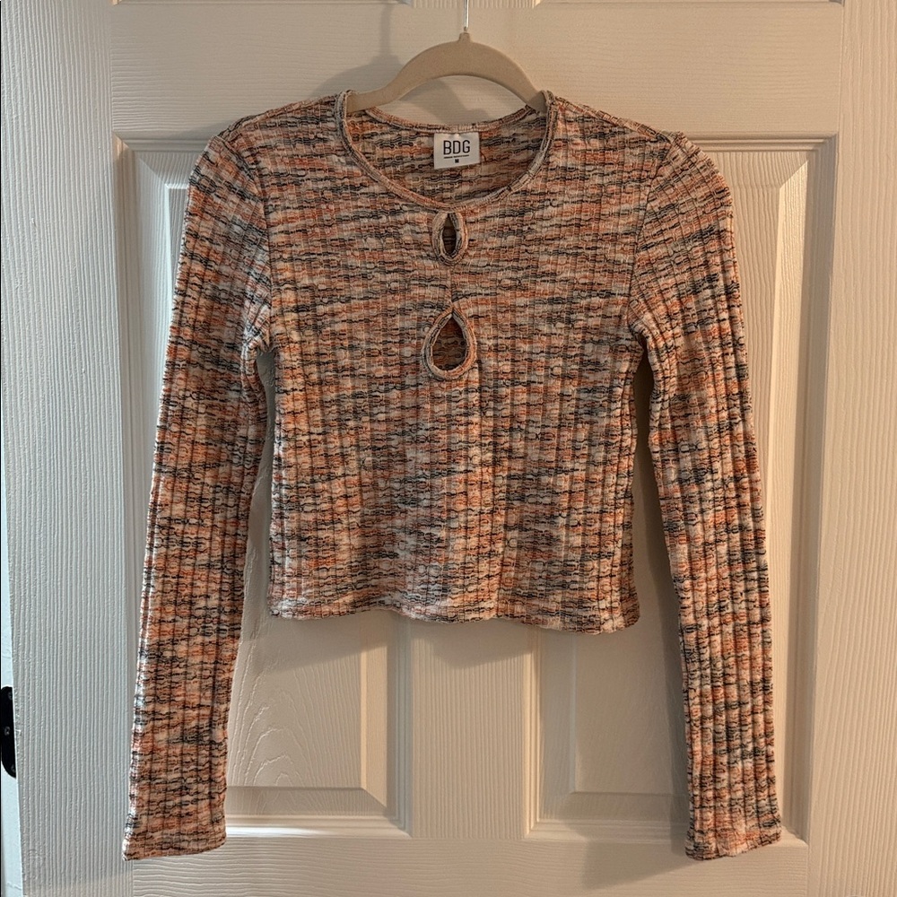 BDG Multicolor Textured Knit Top